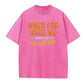 When God Made Me He Grinned And Said This'll Be Fun Pattern Crew Neck T-Shirt