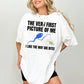 Funny Science Fishing T-Shirt – “The Very First Picture Of Me” Graphic Tee, Creative Biology Humor Shirt for Men & Women
