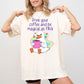 Cute Coffee Duck T-Shirt – Funny “Be Magical” Graphic Tee, Inspirational Coffee Lover Shirt, Cozy Casual Gift for Women