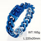 Coutureaura Skull Clasp Cuban Bracelet