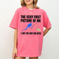 Funny Science Fishing T-Shirt – “The Very First Picture Of Me” Graphic Tee, Creative Biology Humor Shirt for Men & Women