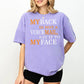 My Back Is Not A Voicemail T-Shirt – Funny Saying Graphic Tee, Vintage Style Sarcastic Shirt for Everyday Wear