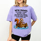 Funny Squirrel Friendship T-Shirt – Cute Animal Graphic Tee, “We’re Friends” Funny Quote Shirt, Best Friend Gift for Men & Women
