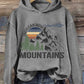 Women's Faith Can Move Mountains Hiking Printed Hooded Long Sleeve Sweatshirt