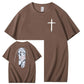 Save Me Pattern Crew Neck T-Shirt