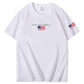 Jesus And America Pattern Print T-Shirt