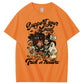 Support Your Local Trick or Treaters Pattern  Print 100%Cotton T-Shirt