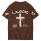 Blessed God Cross Jessus Faith Art Pattern Print T-Shirt