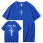 Jesus Is Being Pattern Crew Neck T-Shirt