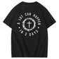 A Lot Can Happen  In 3 Days Pattern Print Crew Neck T-Shirt