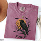 Black Bird Shirt, F-CAW-F Raven Shirt, Gift For Her