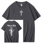 Jesus Is Being Pattern Crew Neck T-Shirt
