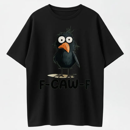 F-CAW-F Fluffy Angry Bird Funny Morning T-Shirt
