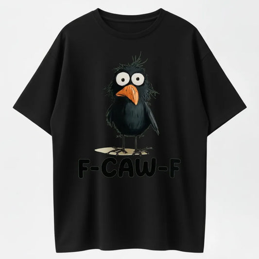 F-CAW-F Fluffy Angry Bird Funny Morning T-Shirt