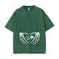 Skeleton Hands Heart Bone Baby Funny Gothic Mom Love Washed T-Shirt