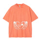 Skeleton Hands Heart Bone Baby Funny Gothic Mom Love Washed T-Shirt