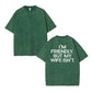 100% Cotton "I’m Friendly, But My Wife Isn’t" T-Shirt – Witty Couple Humor Tee, Soft & Premium Fit