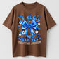 Urbntees In April We Wear Blue Autism Awareness Puzzle Bow Pure Cotton T-Shirt