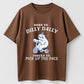Urbntees Born to Dilly Dally Forced to Pick Up the Pace Sloth Organic Cotton Unisex T-Shirt