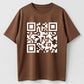 QR Code Scan Me Funny Mystery Organic Cotton Unisex T-Shirt