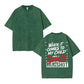 When It Comes To My Child Smile In My Mugshot Vintage Washed Tee
