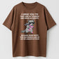Urbntees Take Care Spare Parts Old Models Like Us Funny Raccoon Organic Cotton Unisex T-Shirt
