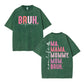 Urbntees BRUH Formerly Known as Mom Vintage Washed Funny Mom Graphic Pure Cotton T-Shirt