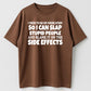 Urbntees Need Meds to Slap Stupid People Blame Side Effects Funny Organic Cotton Unisex T-Shirt