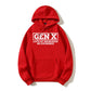 Retro Gen X Cotton Blend Graphic Hoodie - Distressed Hoody, Sarcastic "Lots Of Memories No Evidence" Print, Oversized Drawstring Hood, Crew Neck Pullover for Fall Winter Casual Wear