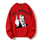 Dry January Funny Middle Finger Humor Organic Cotton Unisex Sweatshirt