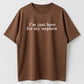 Urbntees "I'm Just Here for My Nephew" Funny Aunt Uncle T-Shirt