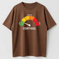 Medium Cortisol Level Funny Stress Gauge Organic Cotton Unisex T-Shirt