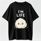 I Come In Peace Cute Alien Peace Sign Matching Couple T-Shirt