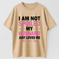 Urbntees I'm Not Spoiled My Husband Just Loves Me Funny Organic Cotton Unisex T-Shirt
