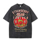 Letter Print Round Neck Tee, Casual Short Sleeve Crew Neck T-shirt for Summer