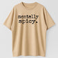 Mentally Spicy Vintage Distressed Funny Graphic Pure Cotton Tee