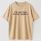 Urbntees "I'm Just Here for My Nephew" Funny Aunt Uncle T-Shirt