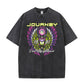 Journey Don't Stop Believin' Print Round Neck Graphic Tee