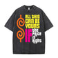 Heavyweight Men's 100 Cotton Plus Size T Shirt Featuring Vibrant Retro "All This Can Be Yours If The Price Is Right" Graphic Print Casual Round Neck Short Sleeve Tee for Casual Wear and Themed Events