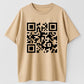 QR Code Scan Me Funny Mystery Organic Cotton Unisex T-Shirt