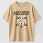 Urbntees Man's Guide to Female Anatomy Funny Sarcastic Organic Cotton Unisex T-Shirt