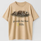 Urbntees Go With The Flow Otters National Geographic Style Organic Cotton Unisex T-Shirt