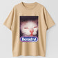 Urbntees Benadryl Cat Sleepy Eyes Funny Organic Cotton Unisex T-Shirt