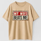 Cotton Short Sleeve T-Shirt Funny My Wife Beats Me Shirt