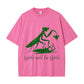 Urbntees Girls Will Be Girls Praying Mantis Vintage Washed Organic Cotton Unisex T-Shirt