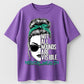 Urbntees "Not All Wounds Are Visible" Mental Health Awareness Woman Graphic Cotton Tee