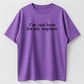 Urbntees "I'm Just Here for My Nephew" Funny Aunt Uncle T-Shirt