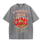 Letter Print Round Neck Tee, Casual Short Sleeve Crew Neck T-shirt for Summer
