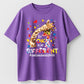 Urbntees It's OK to Be Different Giraffe Autism Awareness Puzzle Graphic Pure Cotton T-Shirt