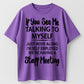 Urbntees If You See Me Talking to Myself Just Move Along Self Employed Staff Meeting Tee